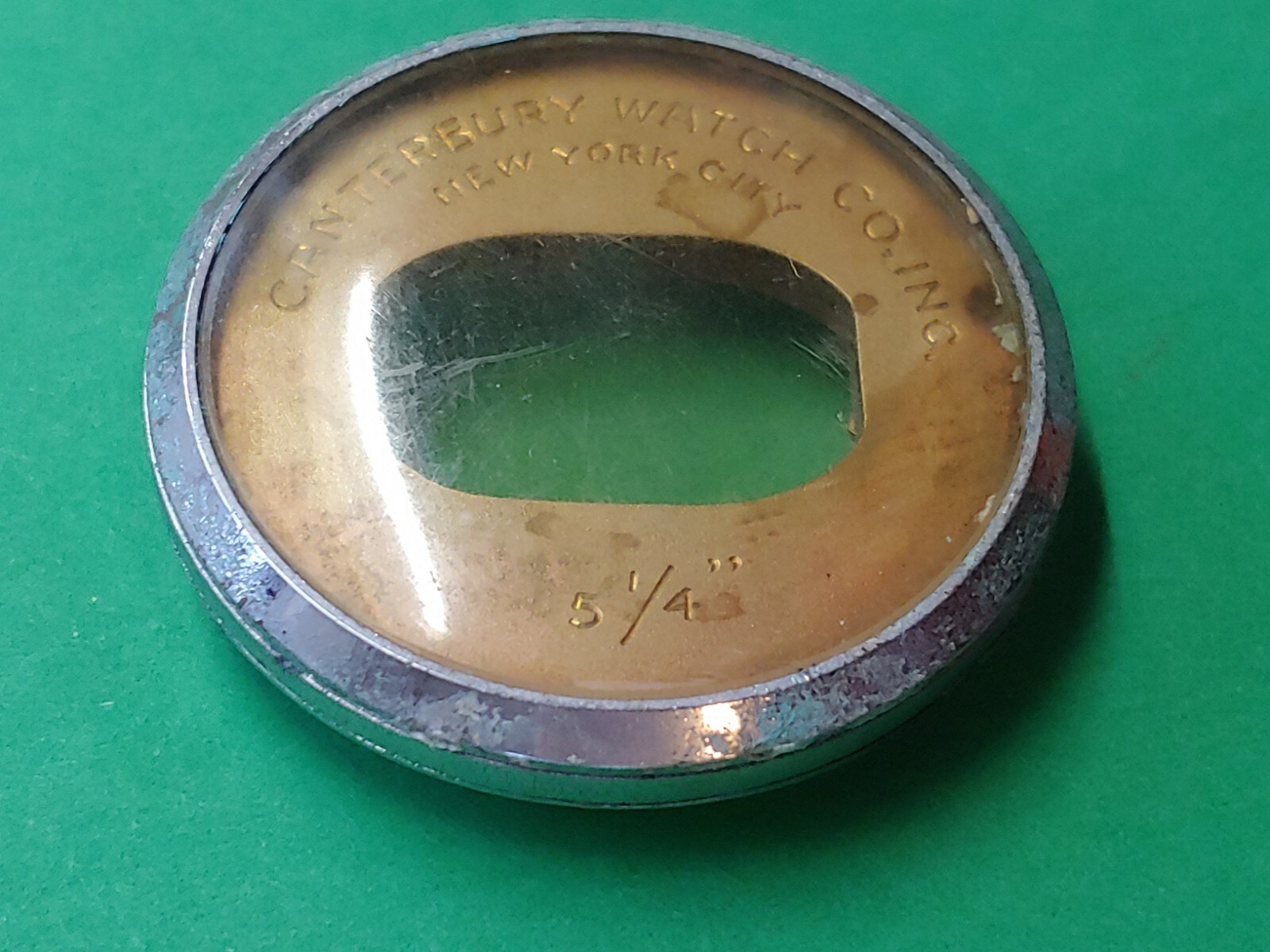 Vintage Canterbury Watch Co. Inc. New York City 5 1/4″‘ Watch Display Case.