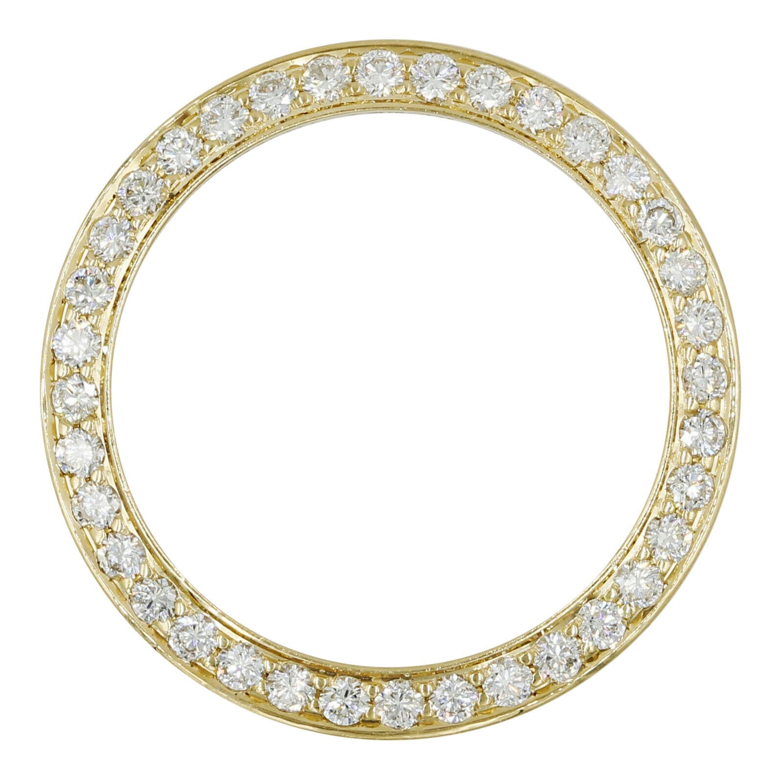 Custom 0.75ct VS Lab Grown Diamond Bezel For 26mm Date Datejust Ladies Watch