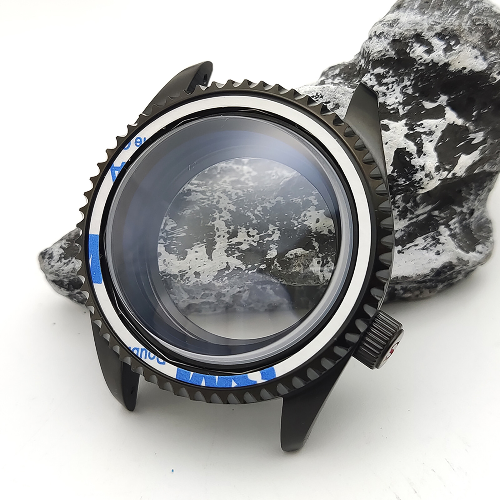 42MM Watch Case Modified SK007 Sapphire Glass Steel Case for NH35/NH36 movement