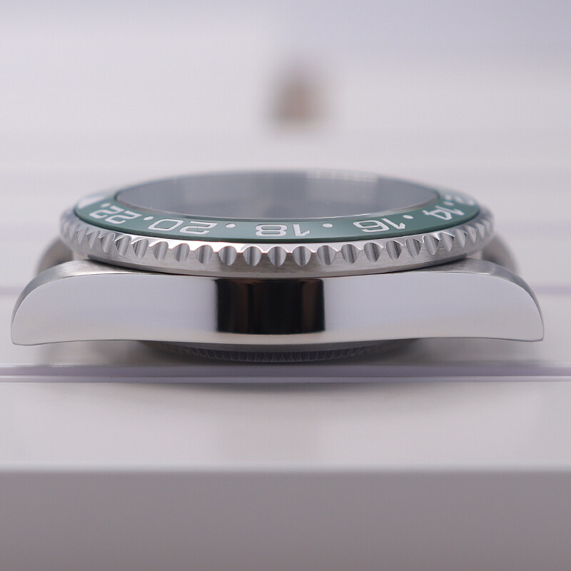40mm Silver Brushed Watch Case Glass back For Seiko nh35 36 Movement 28.5mm Dial