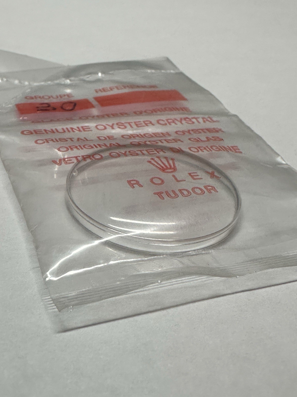 NOS Rolex Tropic 30 Watch Crystal For Rolex Oyster Speedking + Oyster Perpetual
