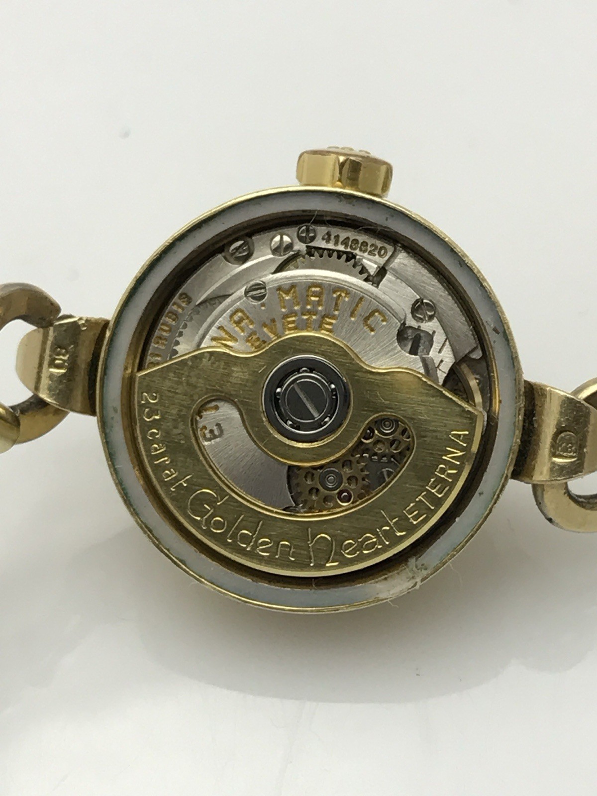 Eterna-Matic, “23 Karat Golden Heart”, “21 Rubie”, Ladies Watch RARE Collectible