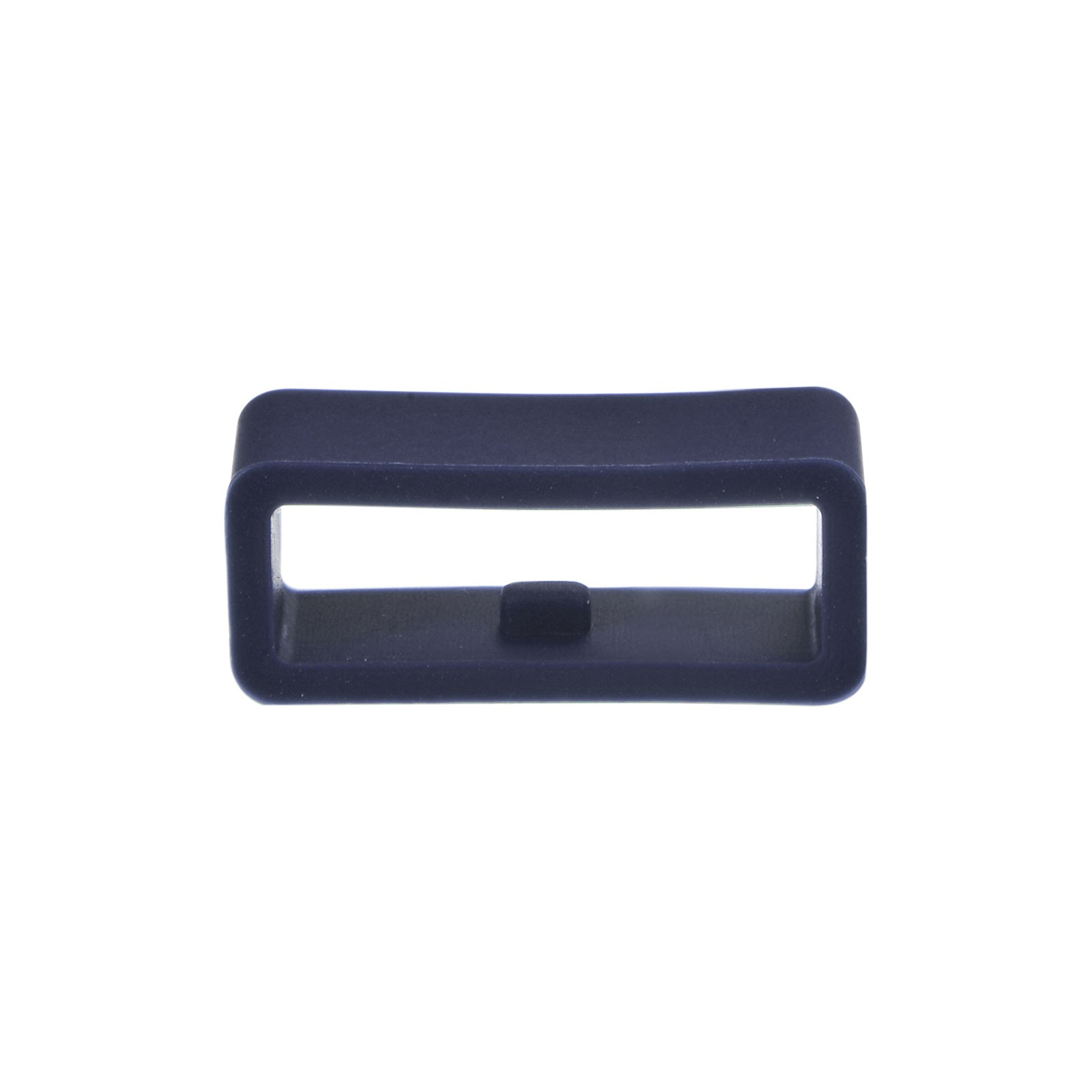 6pcs Watch Strap Loop Fastener Rings 16mm Rubber Watch Holder Keeper Blue
