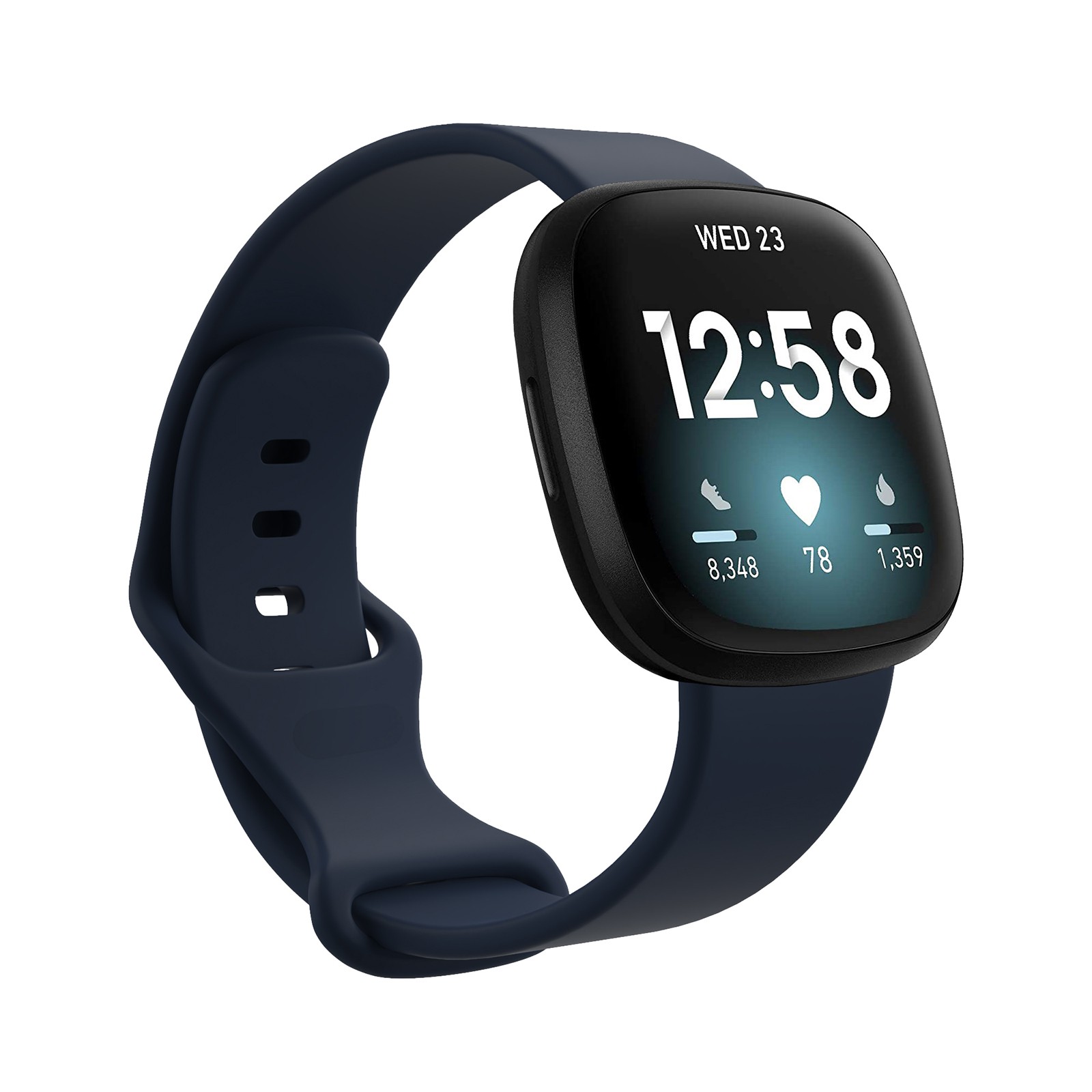 Silicone Watch Band Wristband For Fitbit Versa3, Fitbit Sense Smart Watch