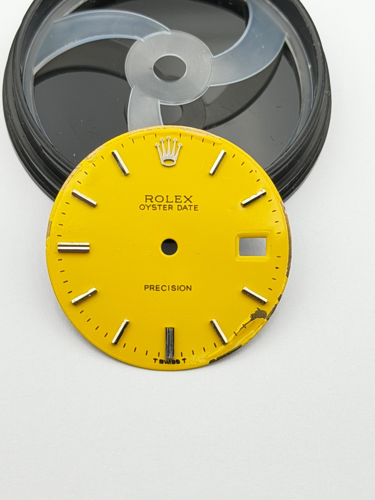rolex 6694 yellow dial precision dial oyster date
