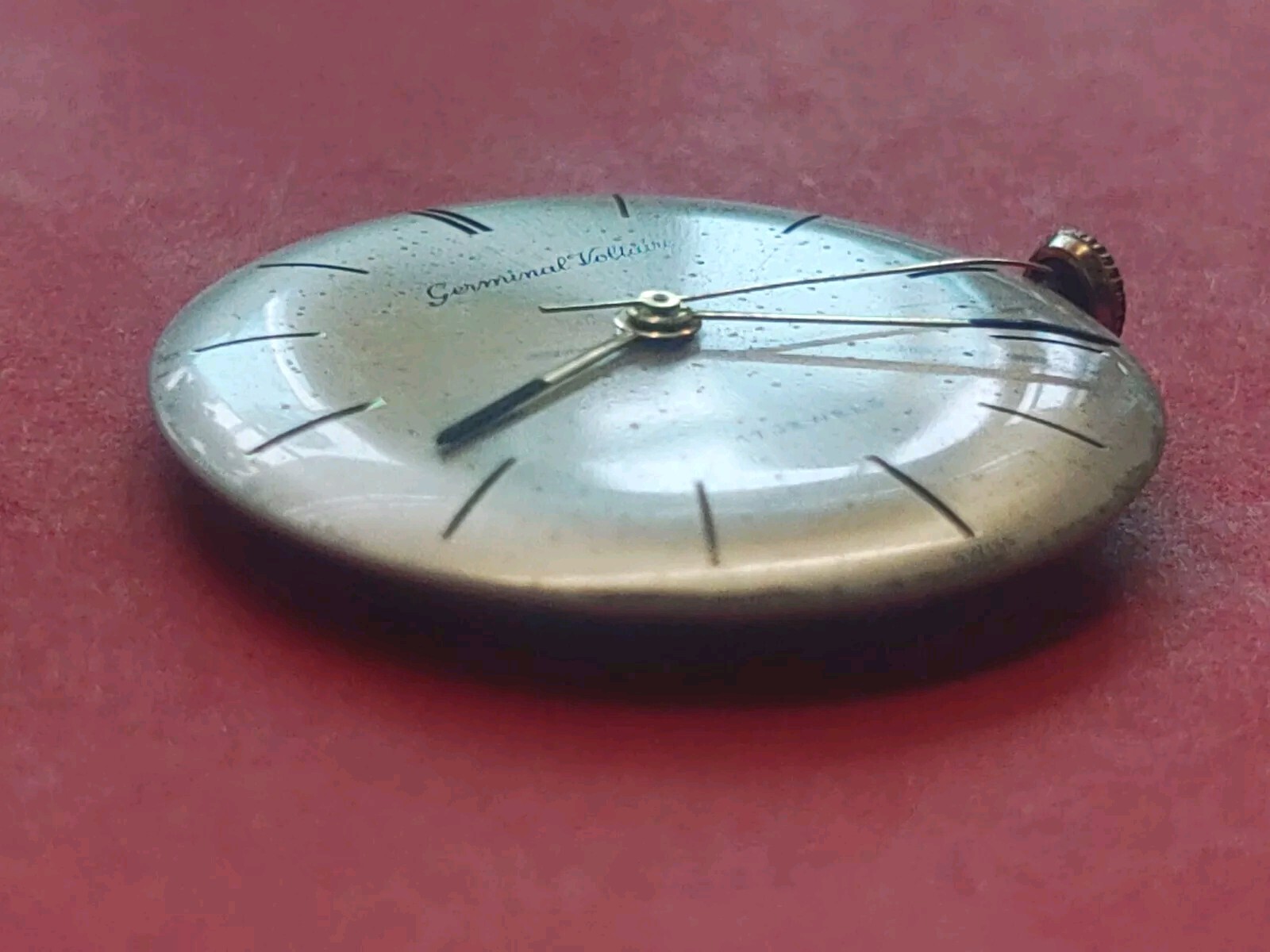 Vintage Felsa 4010N 17J Movement, Round Germinal Dial & Hands. Sets, Runs 48Hrs