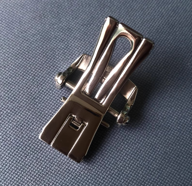 20mm HQ316L S/Steel Silver Deployment Buckle Clasp Fit Blancpain Fifty Fanthoms