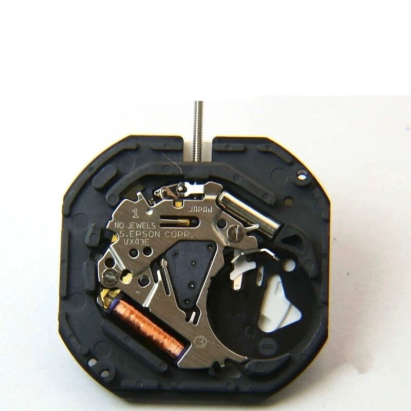 Seiko Epson VX43 Watch Movement Japan 3 Hands Date/Day