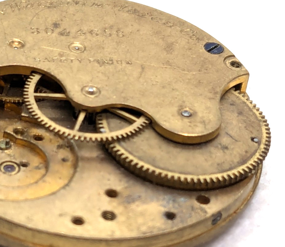 American Waltham Watch Co. 35 mm Pocket Watch Mechanical Movement Part 3044658