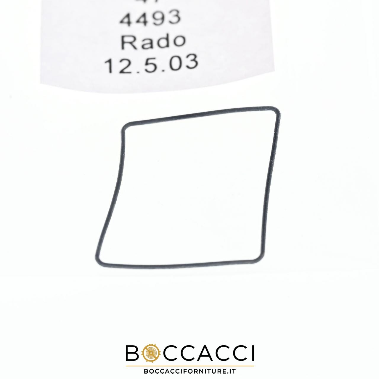 GENERIC Compatible Caseback Gasket 47-4493 For Rado 17.8×19.8×0.6 (NEW)