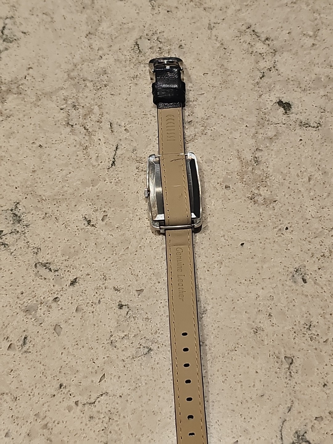 Lady Seiko Rectangle 24 Jewels Watch 2559 7019 Stainless Steel Case Working
