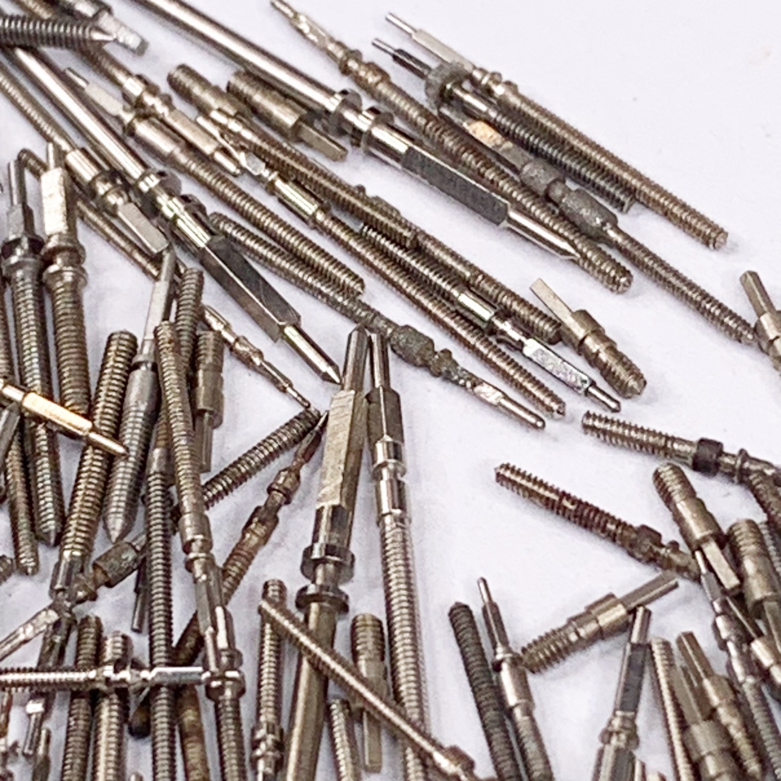 25 Watch Stems Parts vtg steampunk altered art watchmakers lot crafts movements