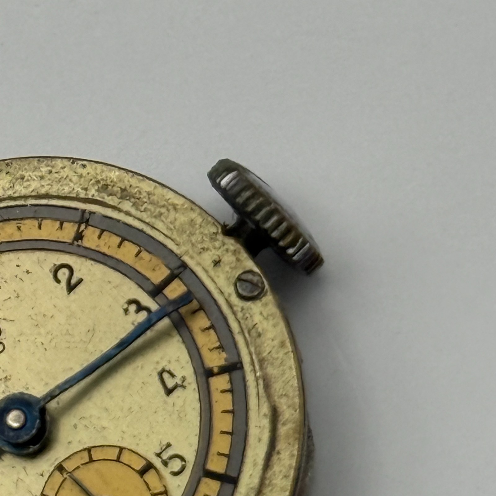 Ebosa 119 Watch Movement Rocar Sub Seconds Manual Wind Vintage Parts 23.7mm