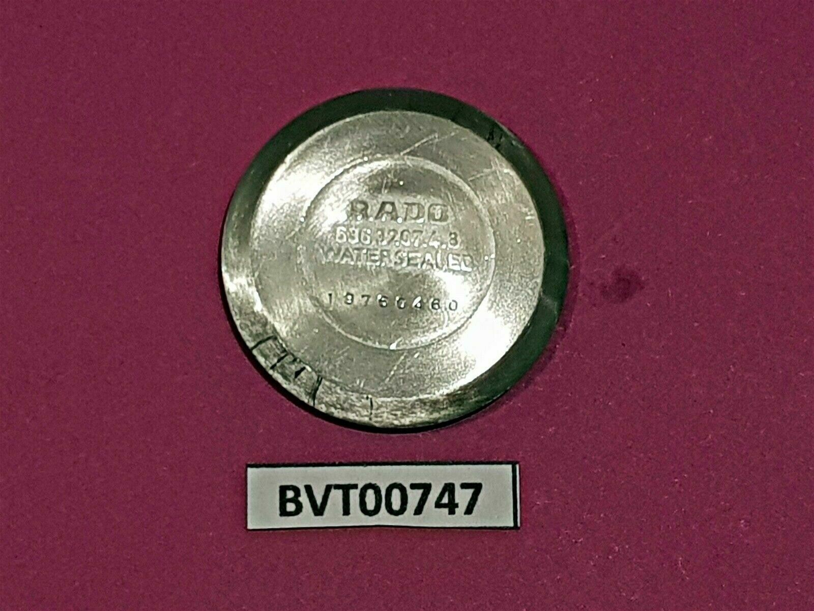 USED RADO VOYAGER 19760460 SS CASE BACK COVER 181467 #BVT00747