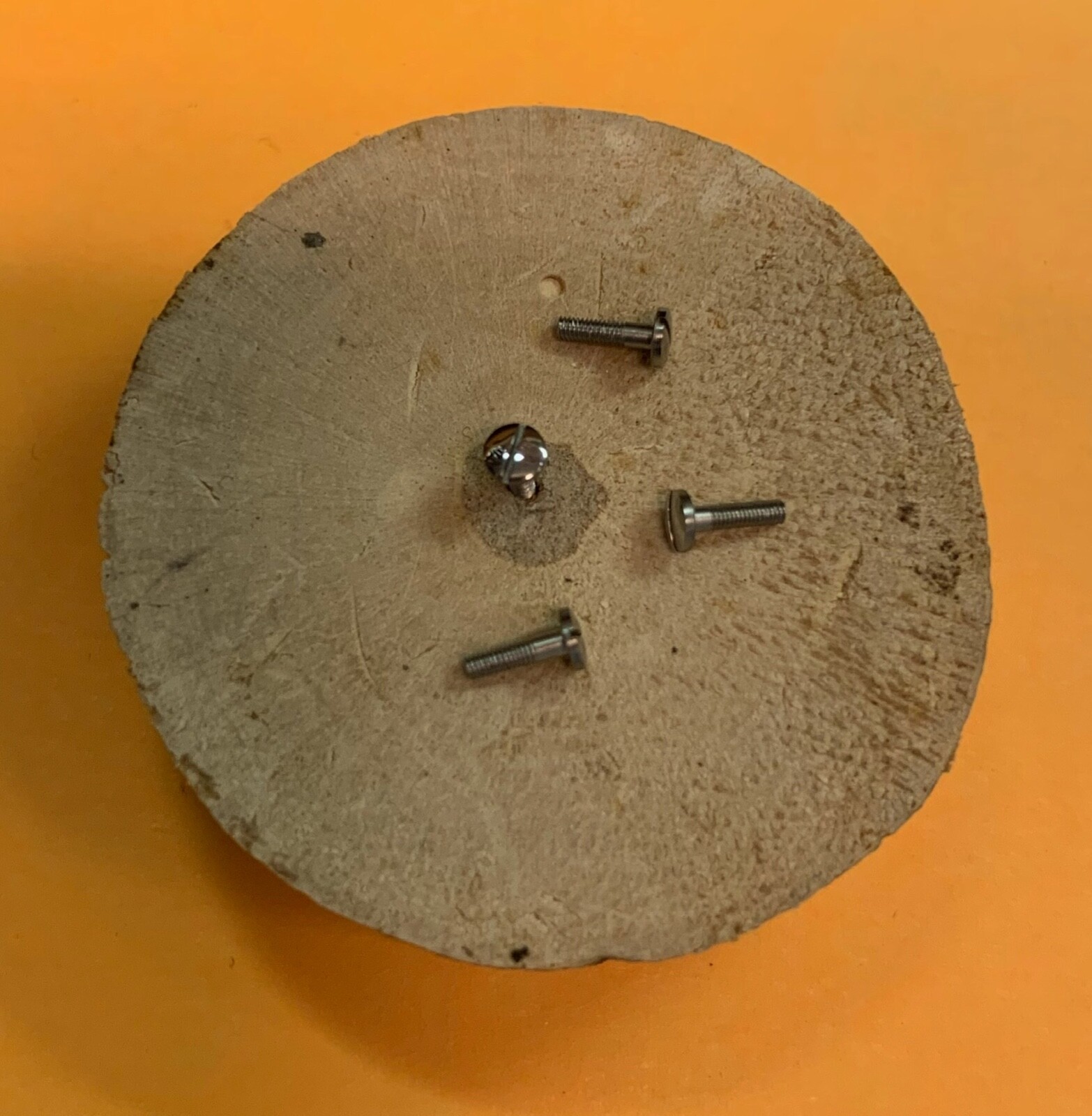 HAMILTON POCKET WATCH CASE SCREWS (4), 35756, 16 SIZE – 992*, 992B, 950B, +, NOS