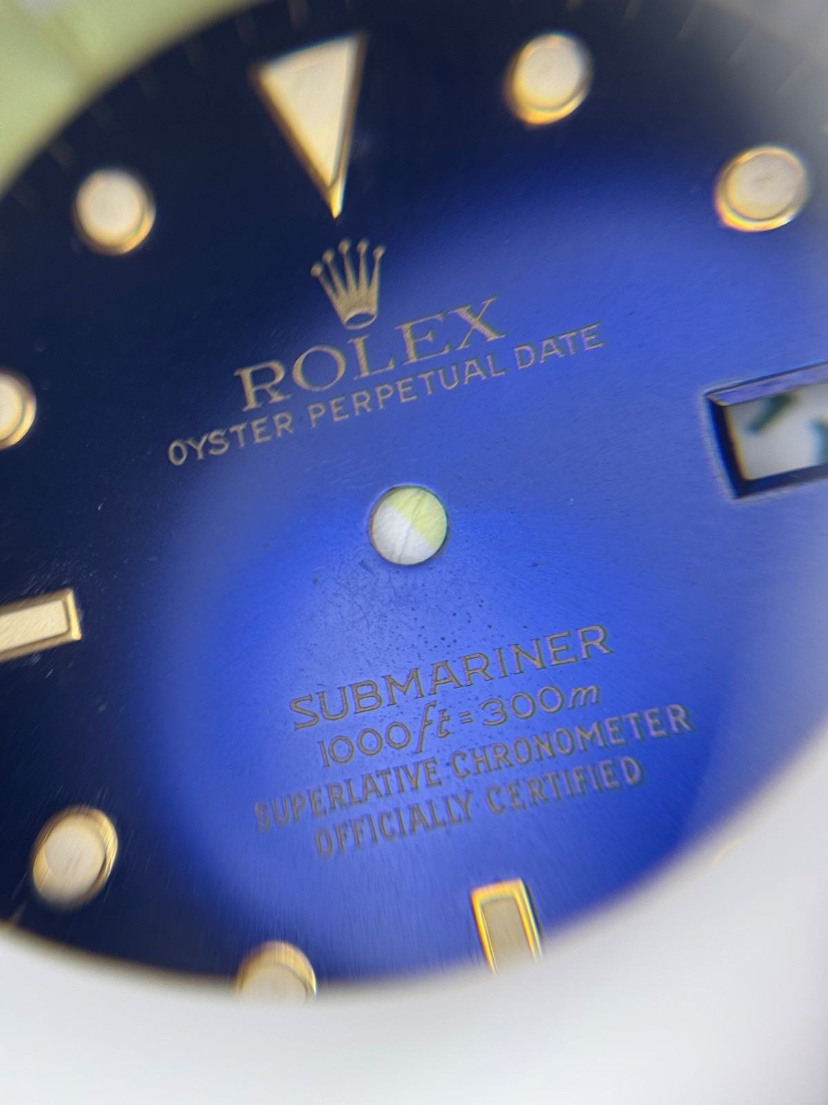 Rolex Ultra-Rare Rolex Submariner Purple / Blue Tritium Dial – Swiss-T 25 – 1661