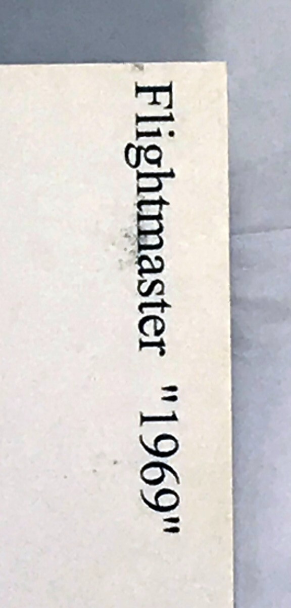 Rare Omega FLIGHTMASTER Vintage Post Card : 1969