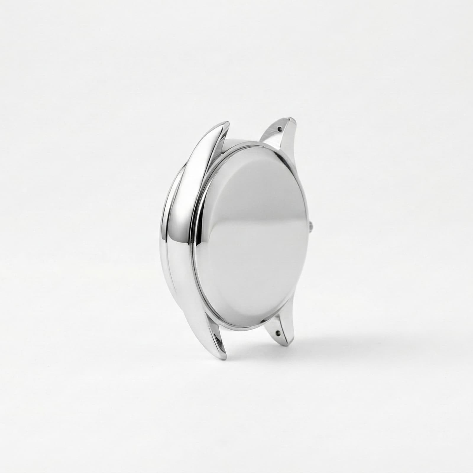 31.5mm glass back cover waterproof ring Silver Watch Case for 2015 Movement