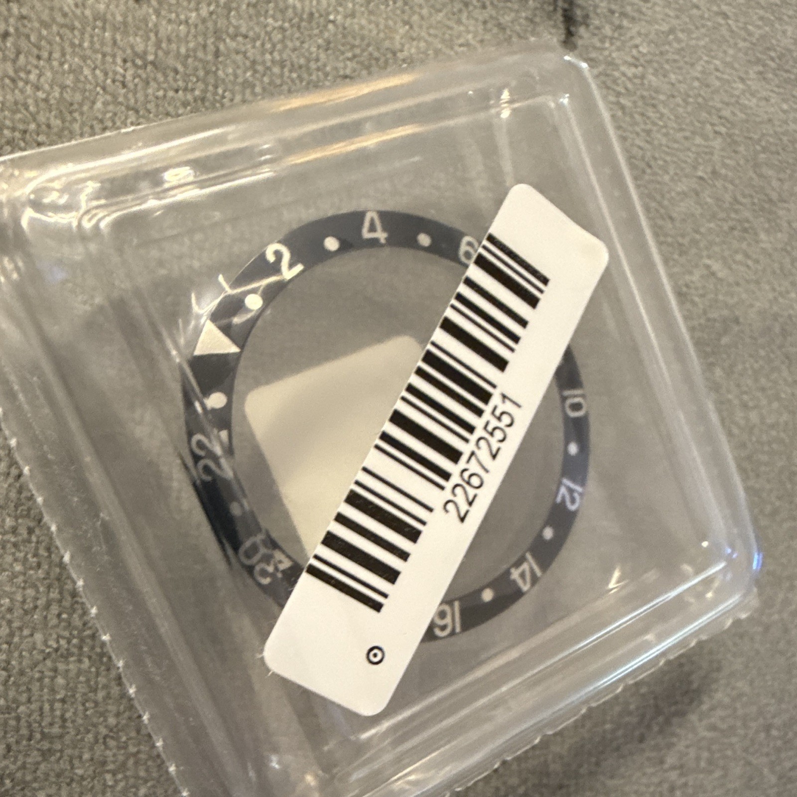 Rolex 16700 Black Aluminum Bezel Insert for Rolex Watch B315-16700-11-A1
