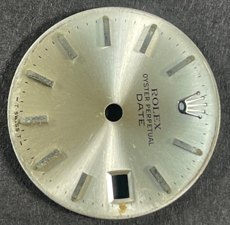 Vintage Rolex Oyster Perpertual Date Watch Dial For 26mm Case 6517 6519 6917