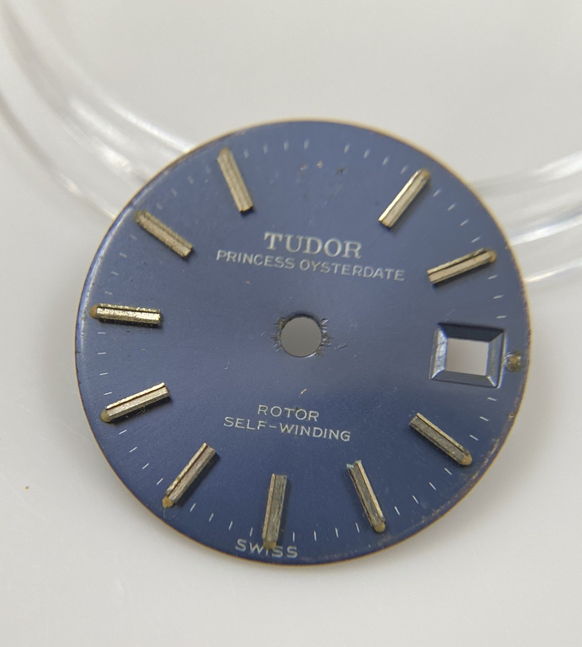 Genuine Tudor Prince Oysterdate Rotor Blue/Silver Cal. ETA 2651/2671 Ladies Dial