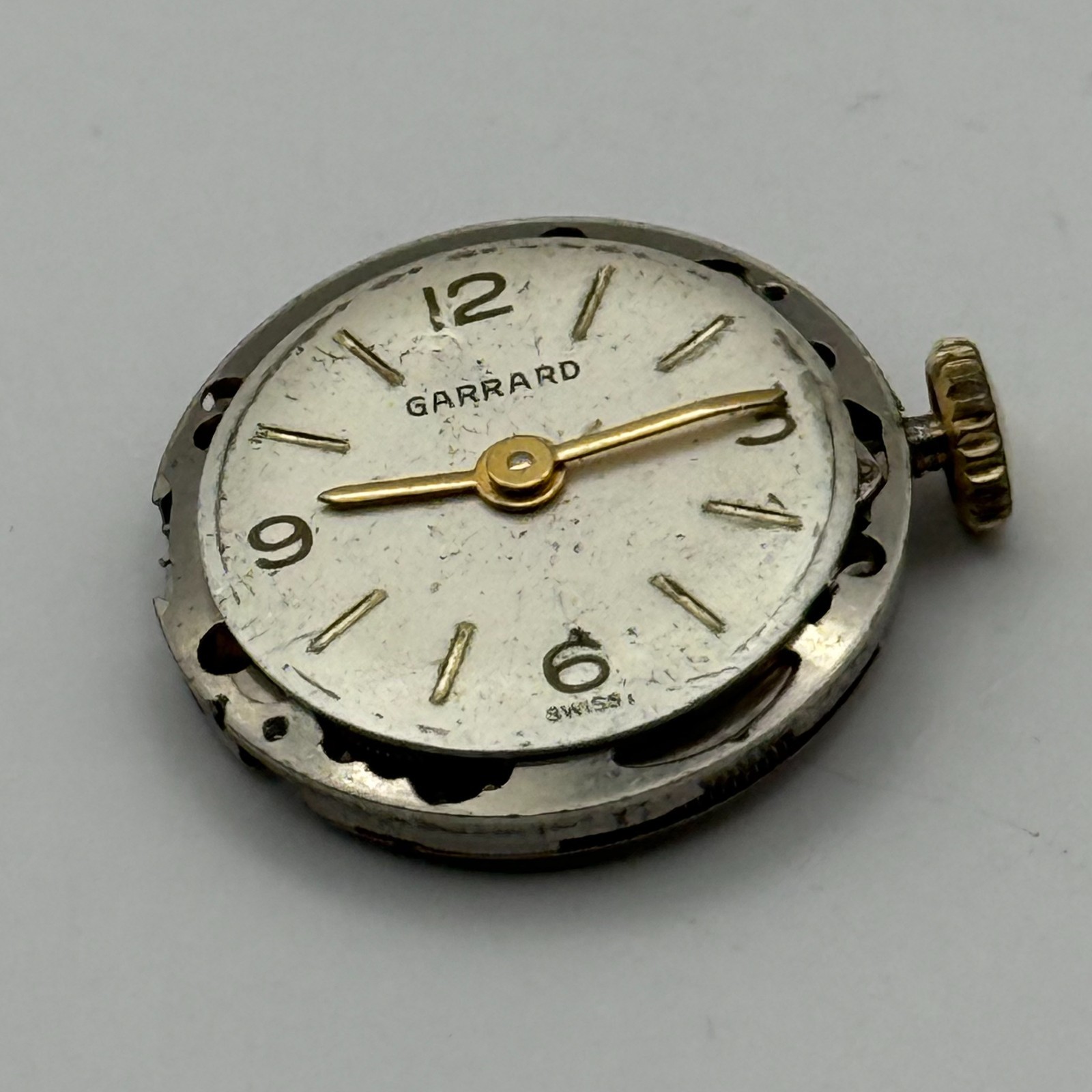 ETA 2510 Watch Movement Garrard 17 Jewels Ladies Manual Wind Vintage Parts 17.5m