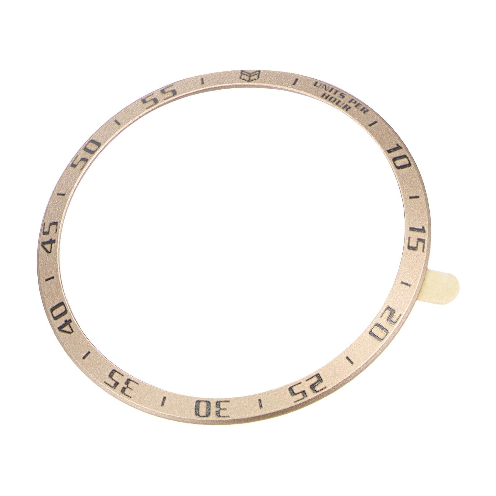 46mm Watch Bezel Ring Adhesive Cover Style A Anti-Scratch Protector Gold Tone
