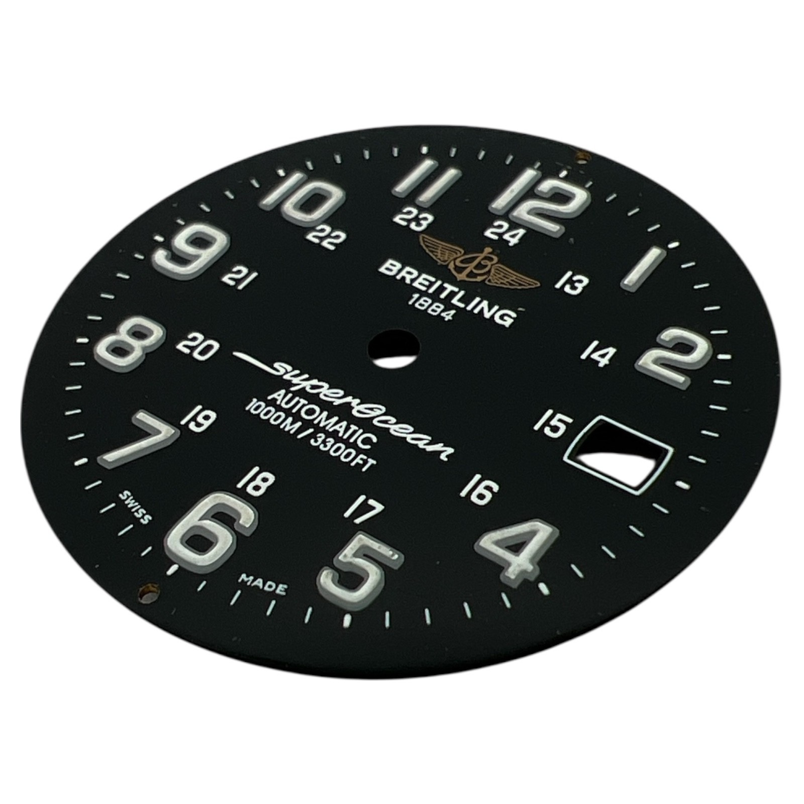 Genuine Breitling Superocean 42mm Arabic Dial Black A17360