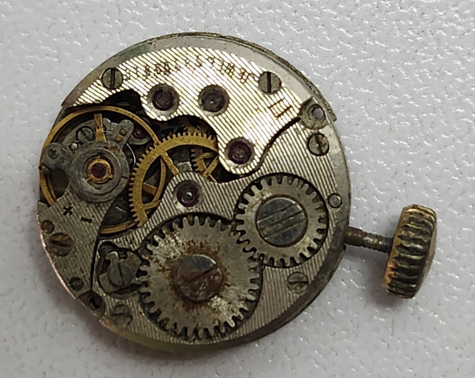Lot of 2 Mechanical Watch Movements for Parts/Repair -FHF 57-21 & Caliber 815