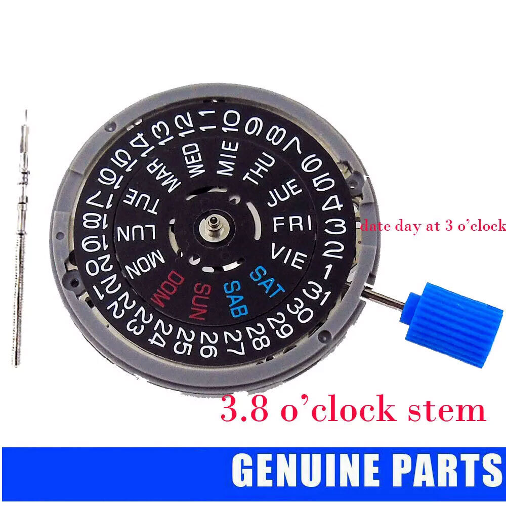 24 Jewels NH36A Automatic Mechanical Movement 3 3.8 o’clock English Spanish