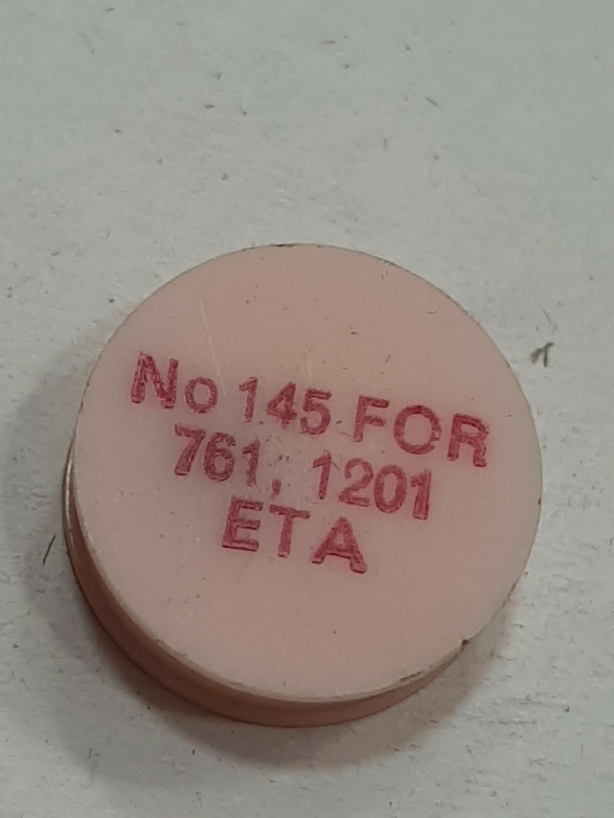 Hairspring balance spiral ETA 761 1201