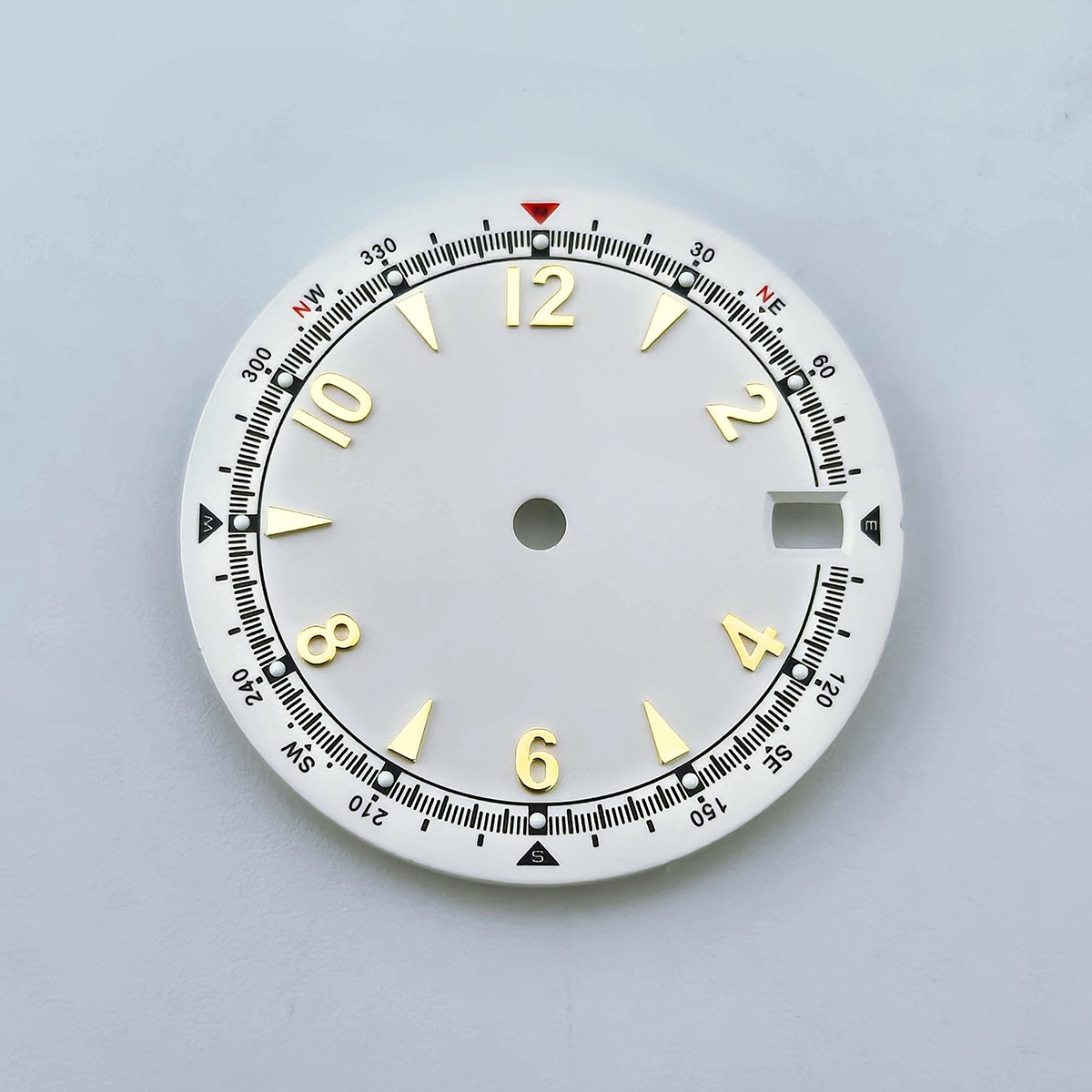 NH35 Dial 28.5mm 3 O’Clock Date Green Luminous Fit NH35 Movement Watch Parts