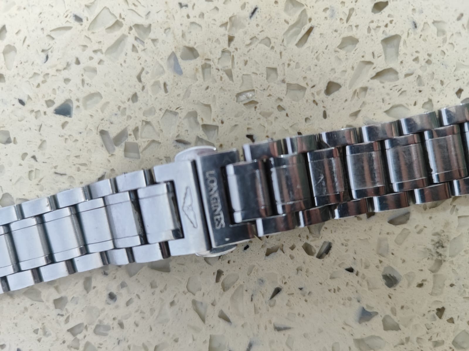 Longines Admiral Chronograph Automatic Part bracelet 20mm without one end link