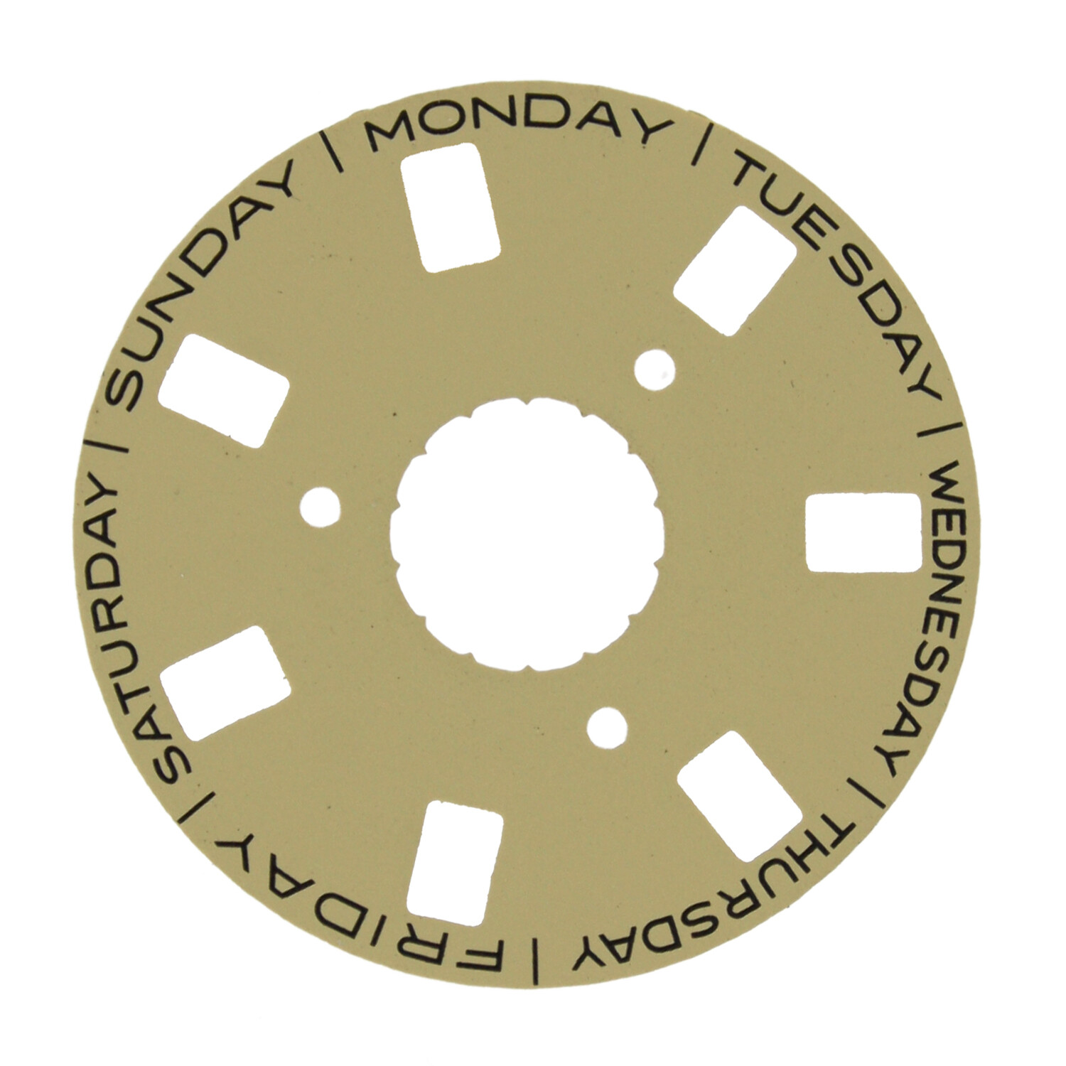 Day Disc For Rolex President 118206 118238 Champagne color Movement 3155
