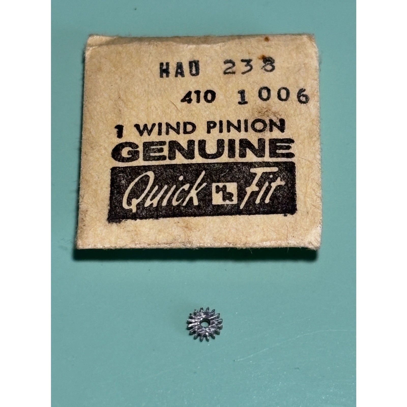 HAU cal. 238 Quickfit part #410 winding pinion for vintage men’s watch