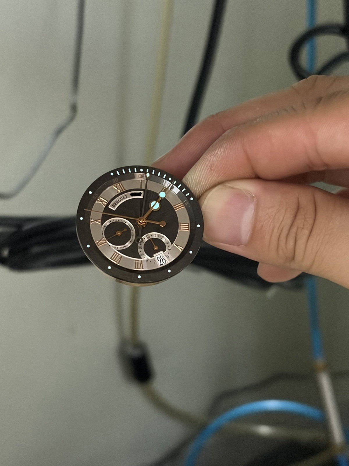 Breguet Marine 5827 movment Cal. 583 Q/1 & Dial Overhaul Condition