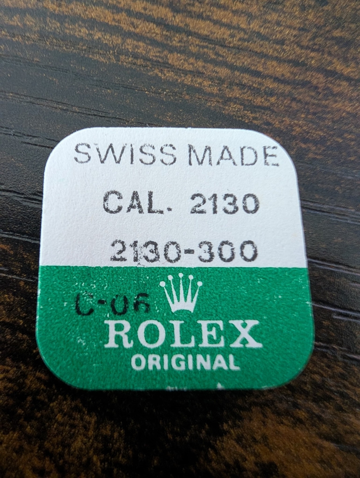 ROLEX-CLICK-FACTORY SEALED-CAL 2130 PART 2130-300