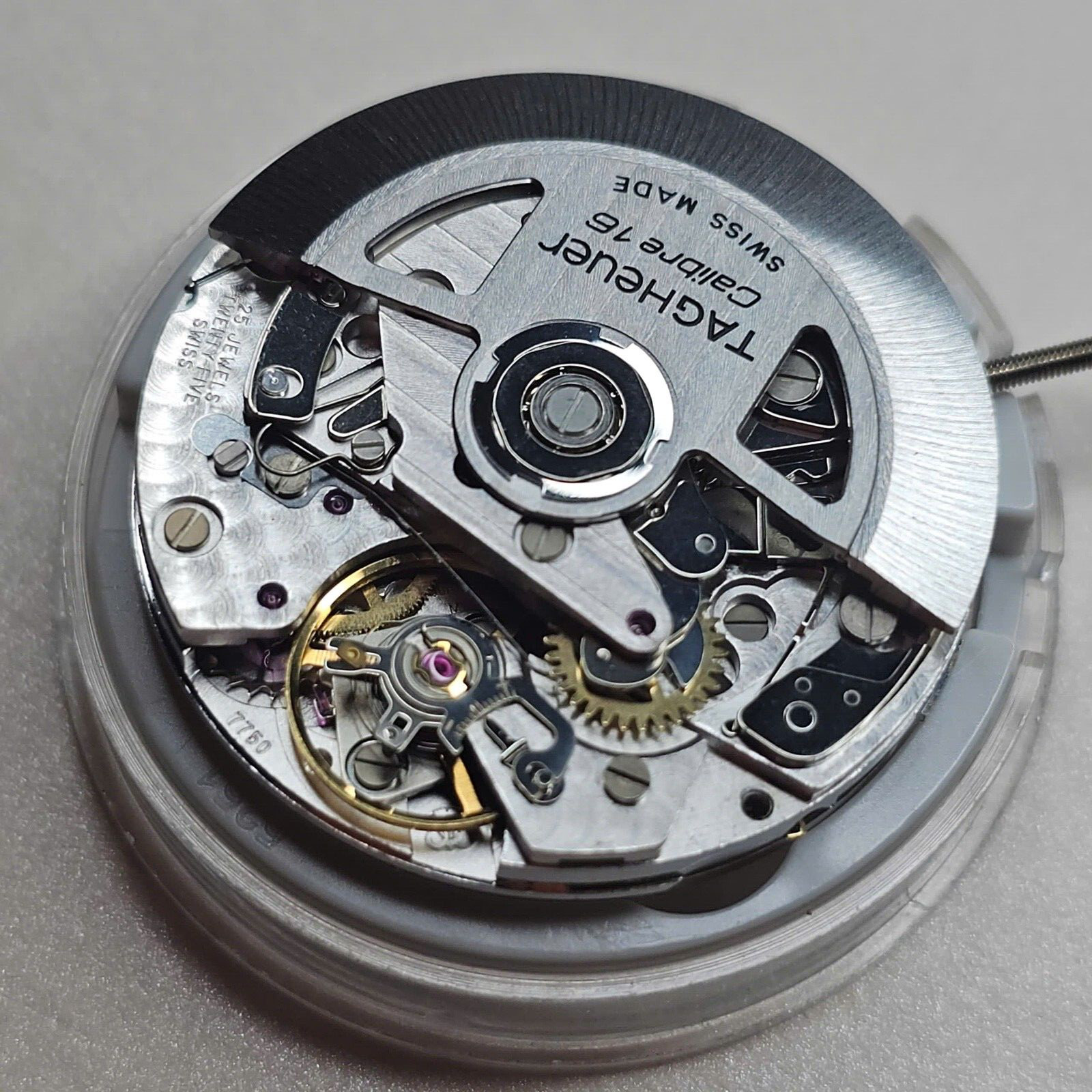 ETA 7750 Movement – TAG Heuer Calibre 16 – Top – Valjoux 7750 ETA7750 SW500 Comp
