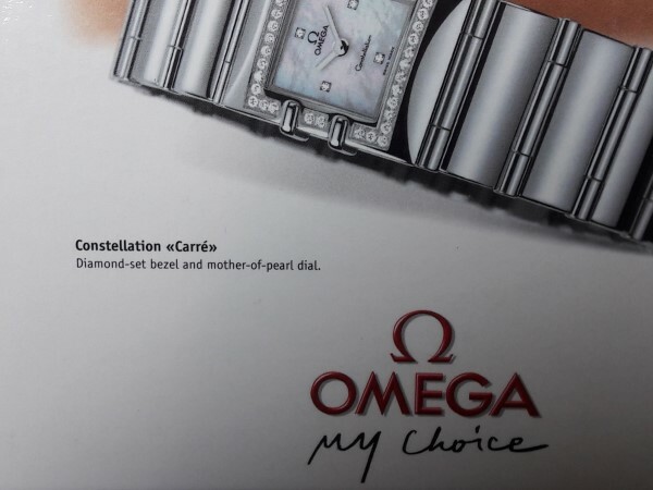 Vintage Watch Stand Display Cindy Crawford’s Choice OMEGA CONSTELLATION #7060