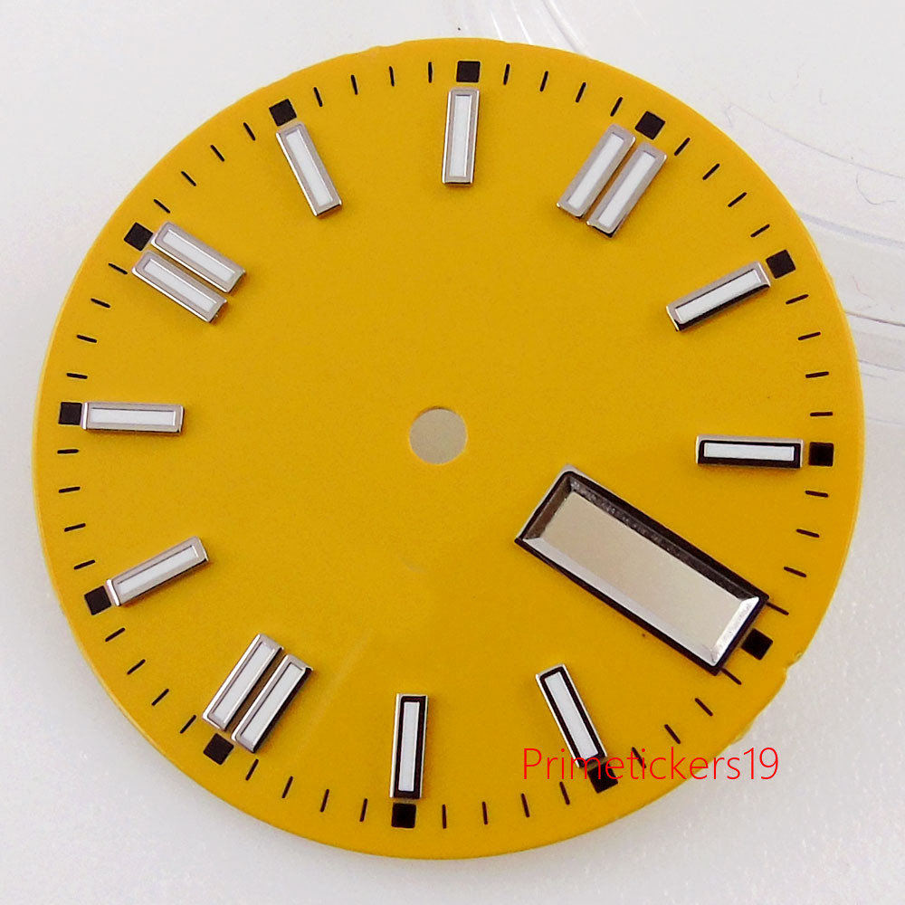 29mm Multicolor Watch Dial Watch Face Fit NH36/NH36A Date Weekday Dual Calendar