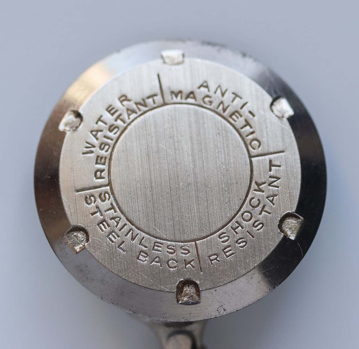 Vintage Stainless Steel Watch Case Back 29.8mm Water Resistant Anti-Magnetic