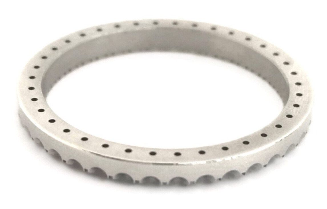 STAINLESS STEEL BEZEL 36.8 MM, FITS TO ROLEX FOR MOUNTING DIAMOND