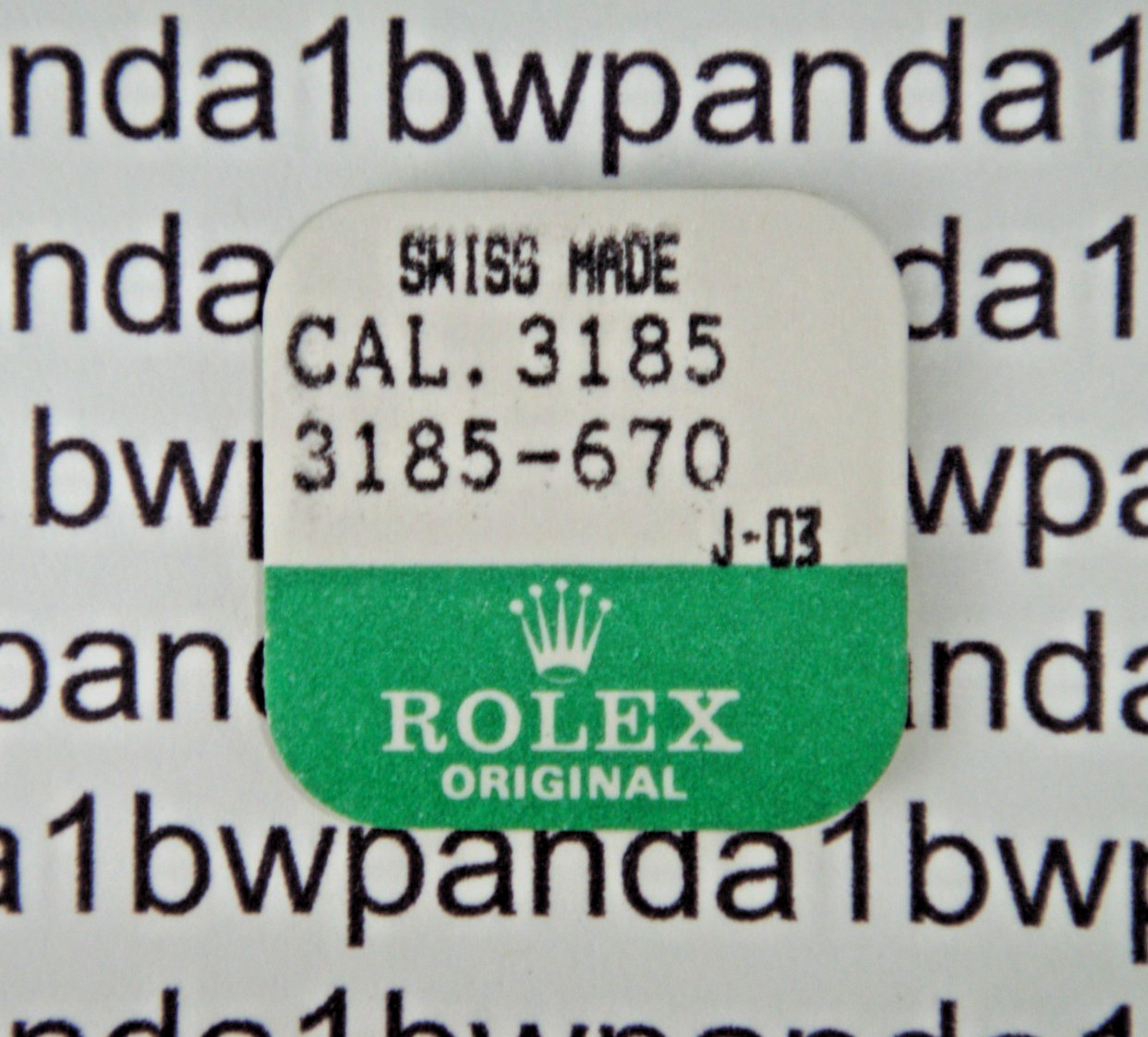 OEM Rolex 3185-670 Intermediate Date Wheel Calibers 3185=3135=3130=3155=3175 NOS