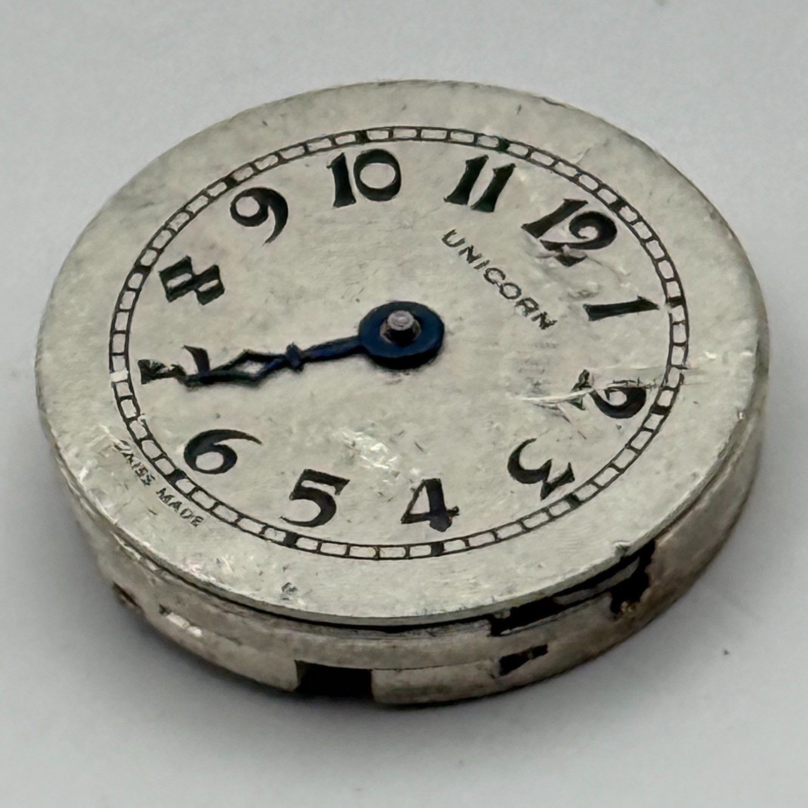 Unicorn Watch Movement Swiss 15 Jewels Small Manual Wind Parts 19.6mm