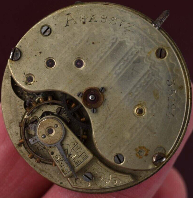 Agassiz Pocket Watch movement 37mm No Reserve