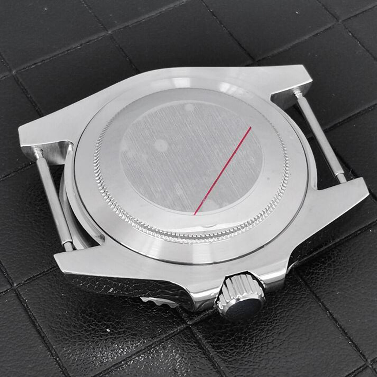 Watch Case Water Ghost Tense Bottom Case Bezel Sapphire Glass for NH34 Movement