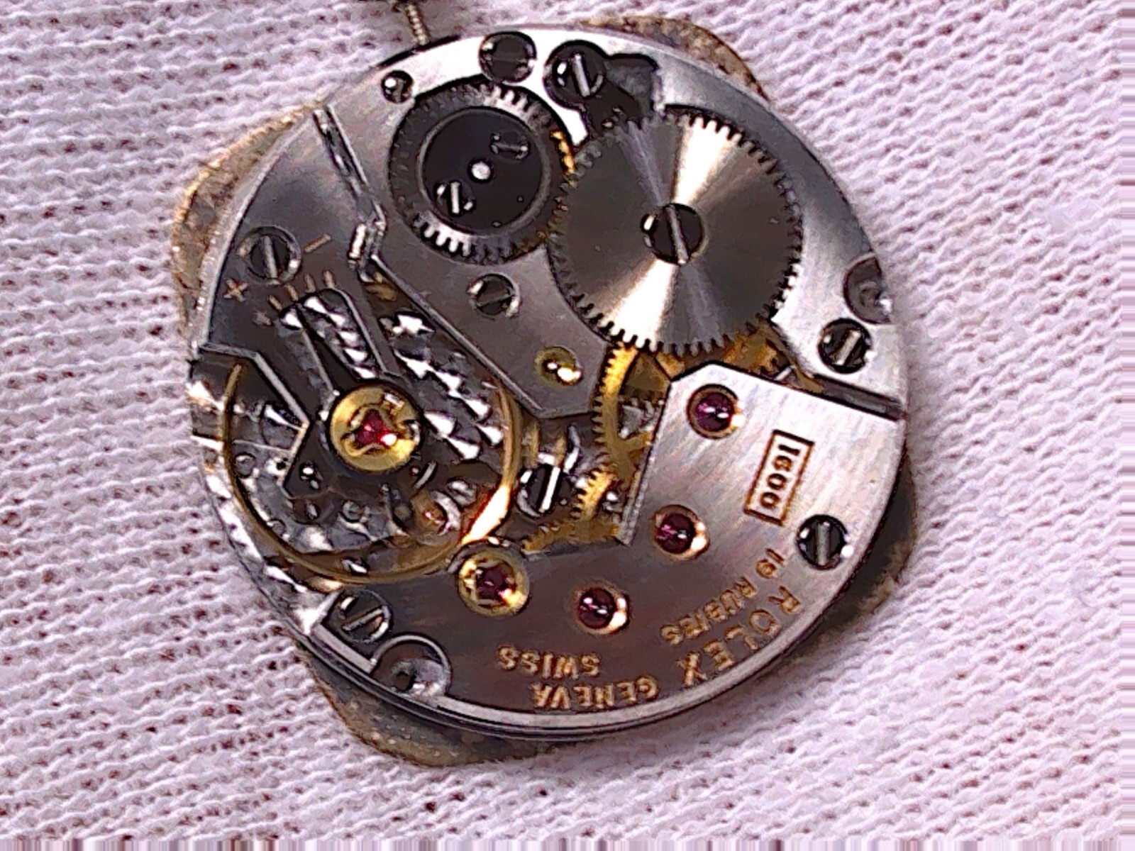 ROLEX Cellini Champagne Cal. 1600 Movement & Dial