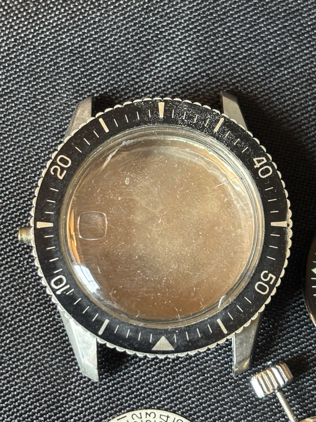 Sheffield All Sport Dive Watch Parts Dial Case Movement Hands watchmaker lot