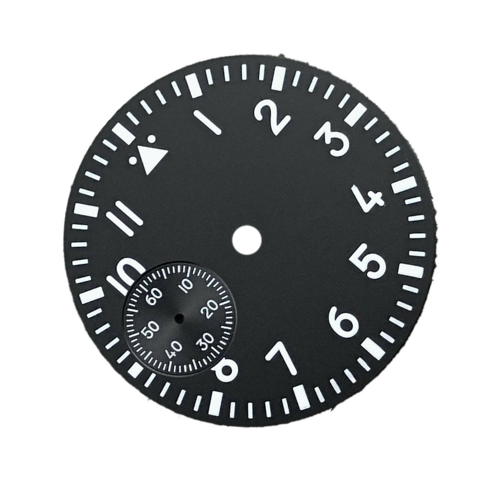 37mm Green Luminous Watch Dial Second @9 Replace For ETA 6497 ST3600 Movement F