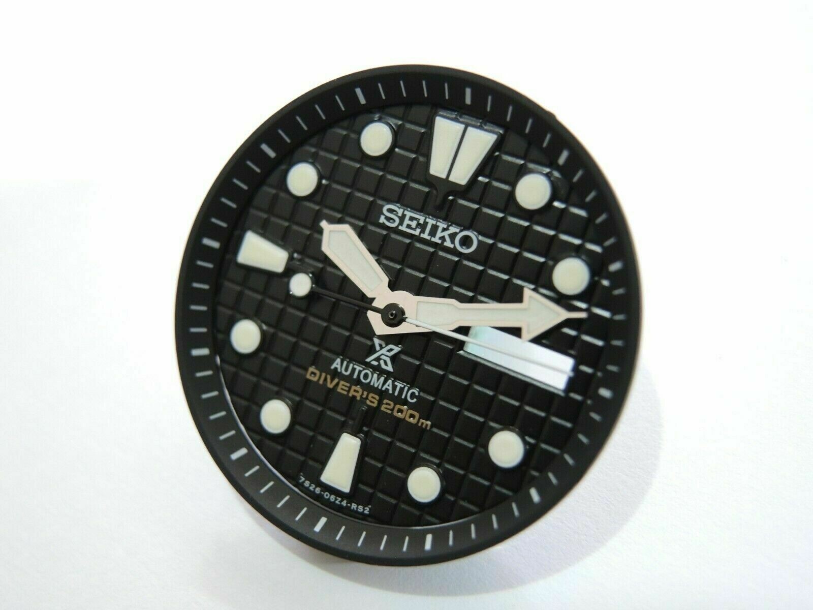 NEW BLACK KING TURTLE WAFFLE Prospex DIAL,HANDS LARGE DIVERS SKX007 /NH36 /4R36